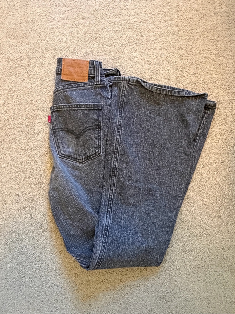 70’s High Flare Levi's Women's Flare Jeans in Washed Black